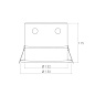 ART-R-147 LED светильник встраиваемый неповоротный  Downlight   -  Встраиваемые светильники 